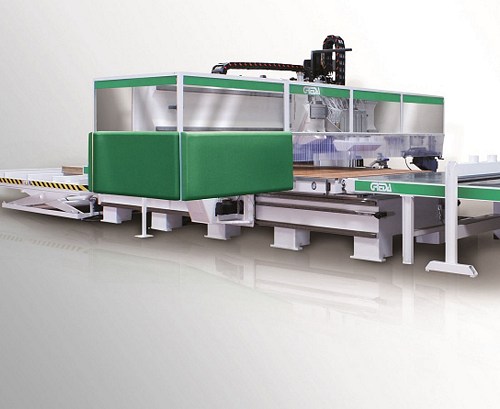 wood machining center for nesting designed for the serial processing of large-sized panels - Argo Gantry CM7