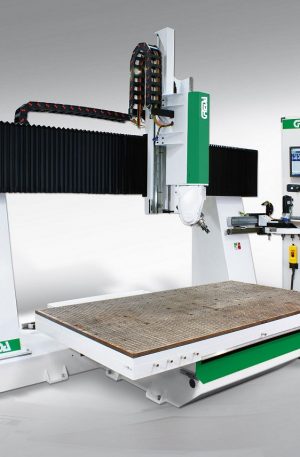 cnc legno con Solida struttura a portale fisso con tavolo mobile termoformatura stampi - Sprinter R1 CU