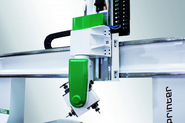 cnc lavcorazione legno Testa operatrice dotata di 4 elettro-mandrini indipendenti