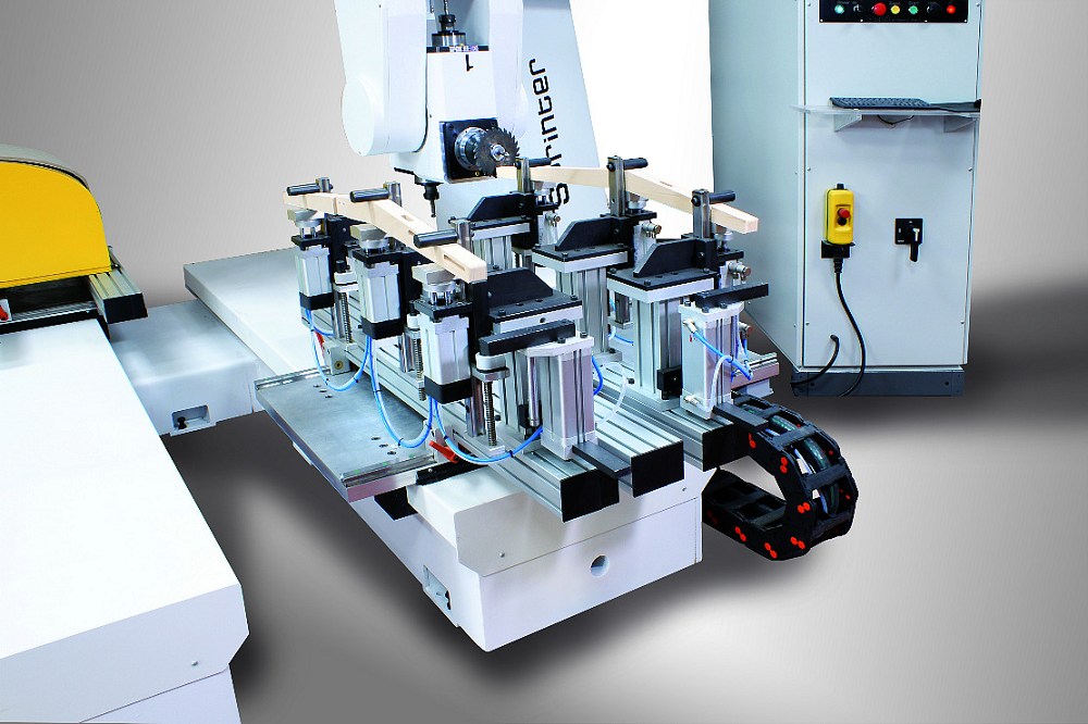 cnc legno alluminio con tavole flessibilità bloccaggio pezzi con configurazioni diverse del piano di lavoro